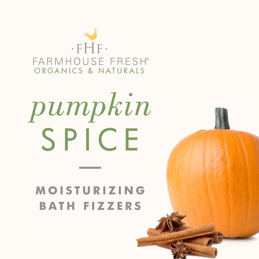 Pumpkin Spice Bath Fizzers