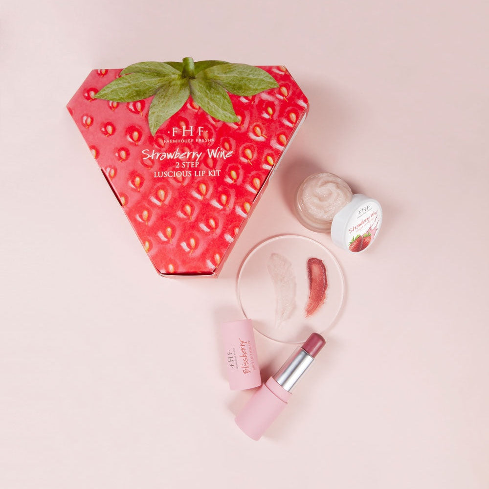 Strawberry Wine 2-Step Luscious Lip Kit